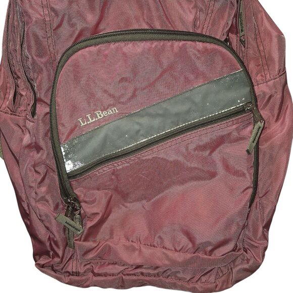 ​L.L. Bean Pink Y2K Backpack Reflective Hiking School Bag Y2K VGUC main image 10